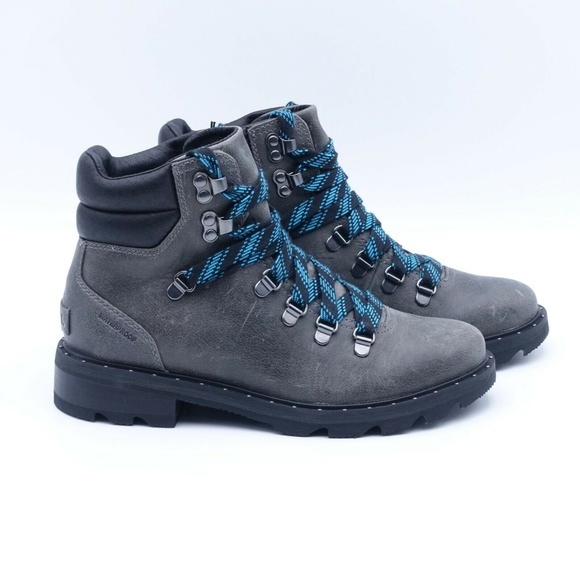 Sorel Shoes - NEW Sorel Lennox Hiker Waterproof Boots NL3706-052 Quarry Grey
